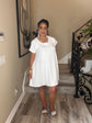 White Basic Dress