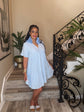Light Blue Baby Doll Dress