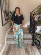 Mint Print Palazzo
