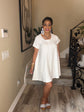 White Basic Dress