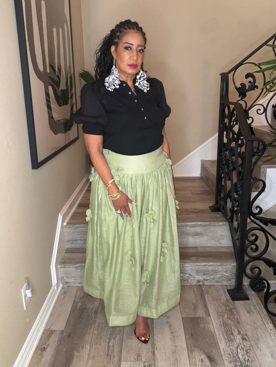 Kiwi Green Skirt