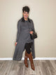 Plus and Regular Hooded Tunic Grey