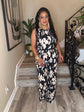Black White  Floral Set