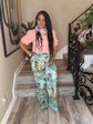 Mint Print Palazzo