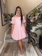 Light Pink Bubble Dress