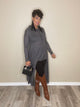 Plus and Regular Hooded Tunic Grey