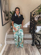 Mint Print Palazzo