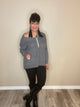 Loose Fit Sweater-Gray