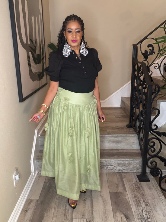 Kiwi Green Skirt