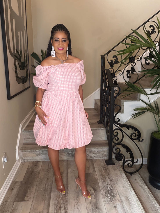 Light Pink Bubble Dress