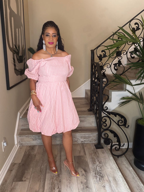 Light Pink Bubble Dress