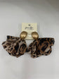Leopard Fabric Earrings