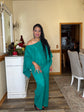 Green Kimono Pants Set