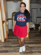 Pleated Mini Skirt