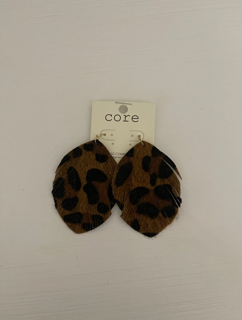 Lightweight Leopard Earrings