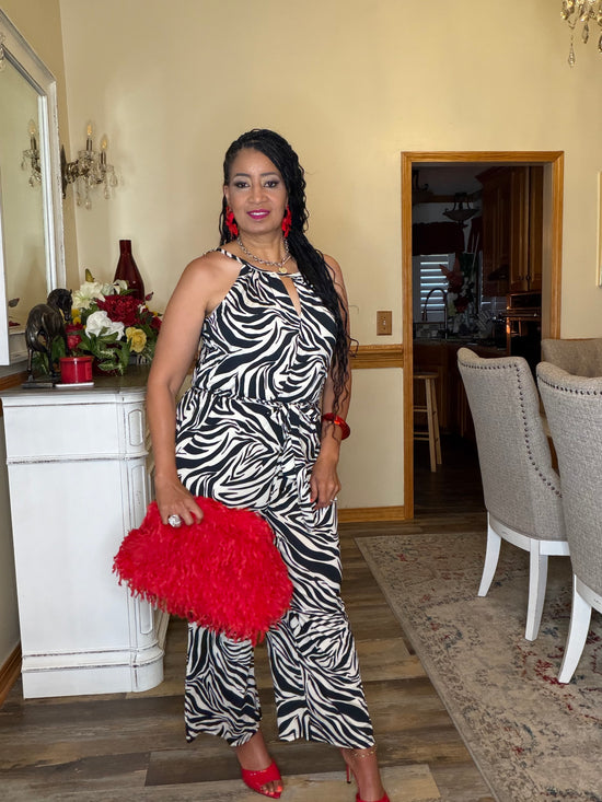 Zebra Jumpsuit