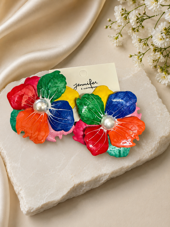 Tropical Bloom Earrings