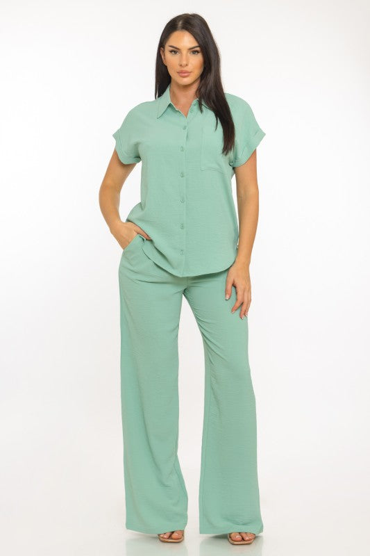 Sage Airflow Pants Set