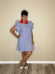 Blue White Stripe Dress