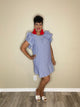 Blue White Stripe Dress
