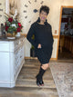 CORDUROY Mini Dress Black
